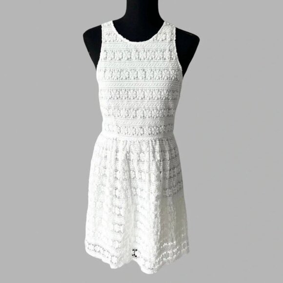 BB Dakota Andree White Lace Dress - Picture 3 of 15